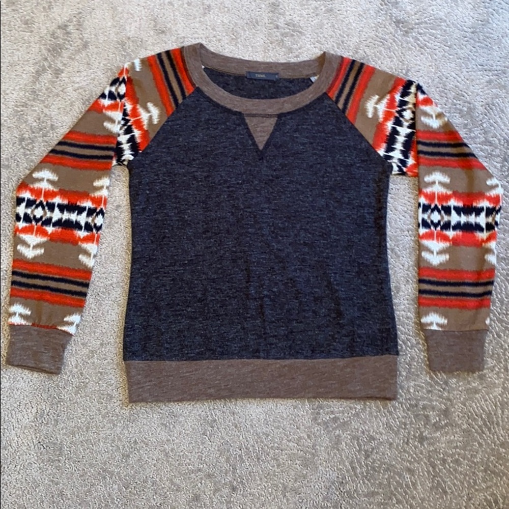 Long sleeve cotton sweater. Size small.